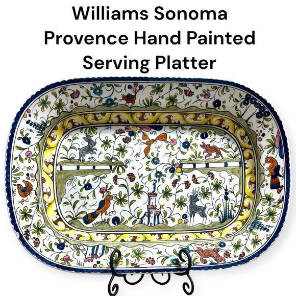 Williams Sonoma Other - Williams Sonoma Provence NAZARI Hand Painted large multicolor Serving Platter